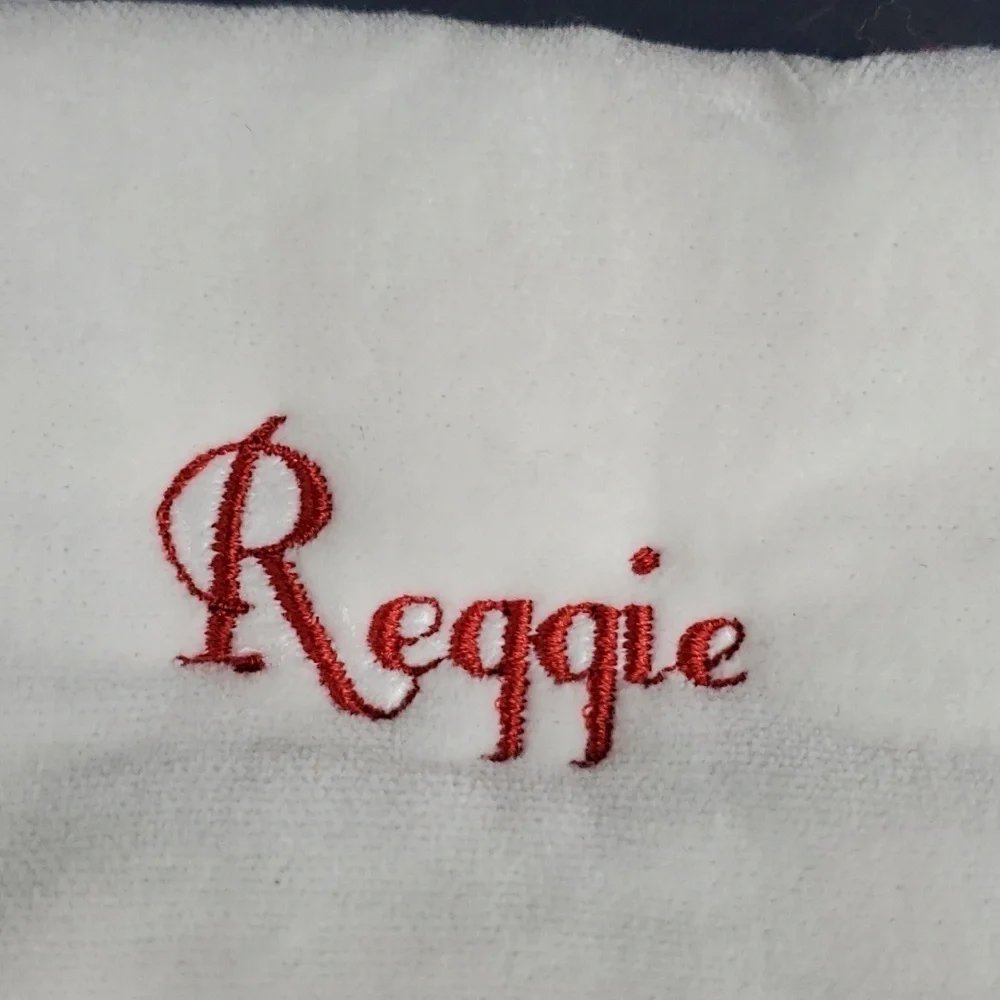 NEW REGGIE Christmas Stocking Pottery Barn Christmas Holiday Gift